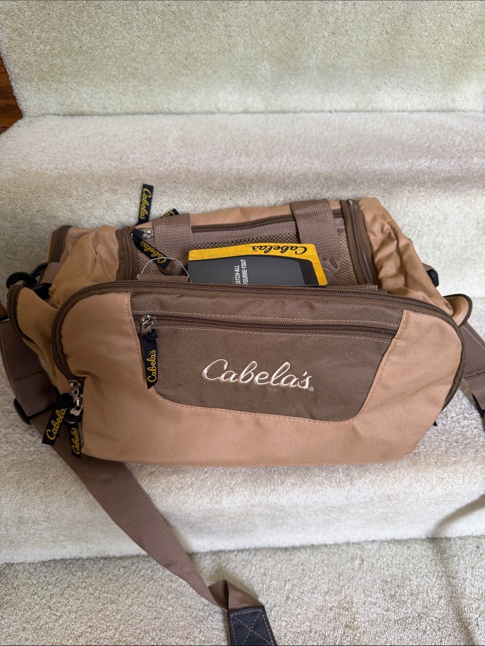 Cabela's Brown and Tan Catch all bag